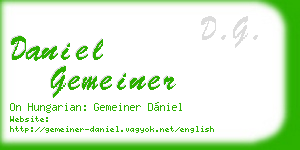daniel gemeiner business card